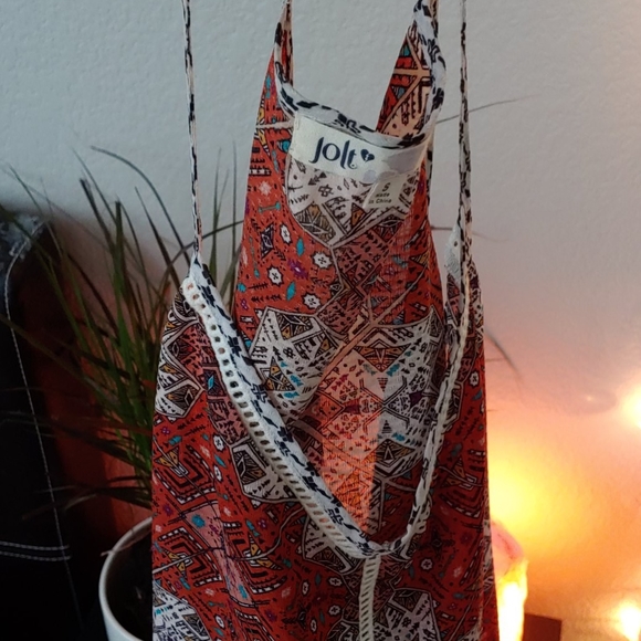 3/$13🎒 Autumn flutter boho tank - Picture 5 of 7